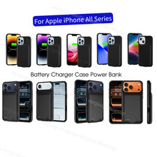 For iPhone 17 16 15 14 13 12 11 8 Battery Charger Case Power Bank Charging Cover