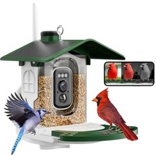 Jarkyfine Smart Bird Feeder with Camera Solar Powered AI Bird Identification, 2.