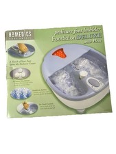 HoMedics Body Basics FootSalon DELUXE Pedicure Foot Spa w/ Heat Open Box