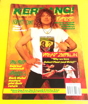 Kerrang!  No.282 March 24 1990- Robert Plant, Dread Zeppelin, Dan Reed Network