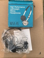 Realistic Nova 45 Stereo Headphones Vintage Audio 1980's Stranger Things Tested