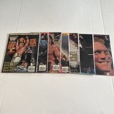 WWF Magazine 1996 - lot of 7 issues - Shawn Michaels, Sycho Sid, and more!