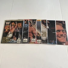 WWF Magazine 1996 - lot of 7 issues - Shawn Michaels, Sycho Sid, and more!