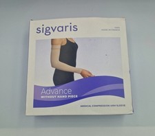 Sigvaris Advance Arm Sleeve 14-18 mmHg Medium Normal Natural X33501 Without Hand