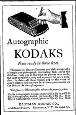 1923 PRINT AD: Autographic Kodaks -now ready in three sizes -Eastman Kodak Co.-s