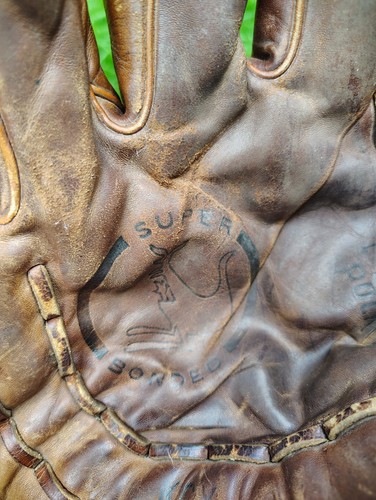 Raro guanto da baseball vintage anni 60/70 MacGregor KCX canguro a mano LHT - Foto 10 di 23