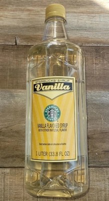 Starbucks vanilla Syrup 1  LITER (33.8FL OZ)