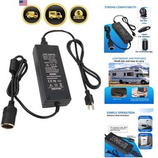 110V-240V 12V 15A 180W Ac to Dc Adapter Cigarette Lighter 120 to 12 Volt Conv...