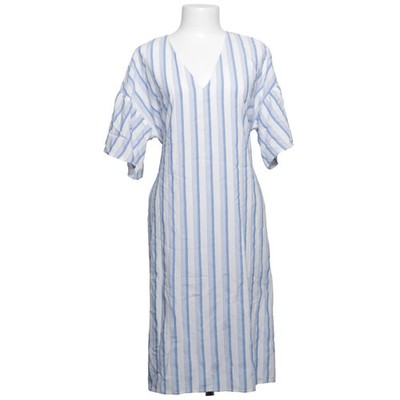 L.O.G.G by H&M, Kleid, Größe: 40, Blau/Weiß, Polyester/Viskose, Streifen #vyP