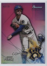 2021 Bowman Sterling Prospects Magenta Refractor /75 Hedbert Perez #BSP-24 1p5
