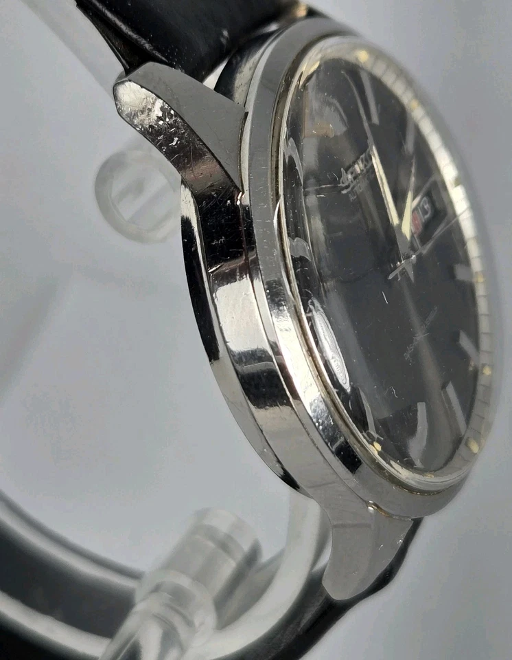 SEIKO 5 AUTOMÁTICO HOMBRE SPORTSMATIC DIAPOSITIVA 36mm ACERO INOXIDABLE IMPERMEABLE Foto 2 de 4