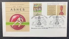 1982 Centenary Of The Ashes PSE Macquarie Centre Cricket Pictorial Postmark