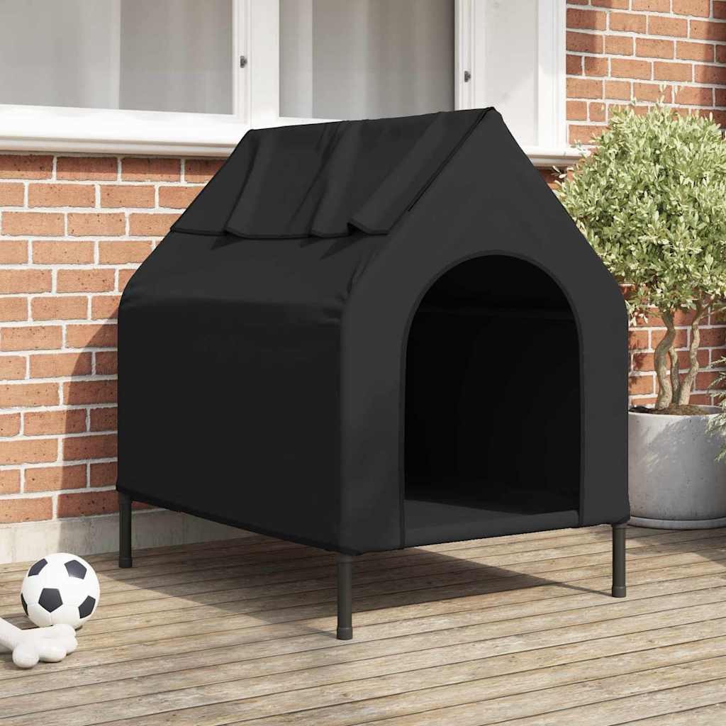 Cuccia Design Industrial Acciaio Nero 110x75x90 | Casa Pet Moderna