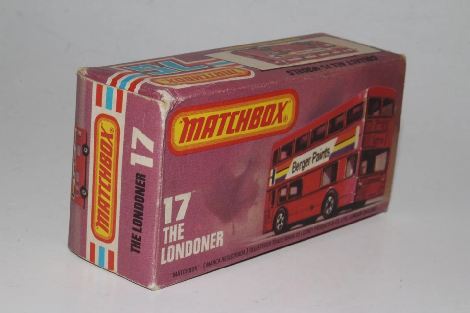 MATCHBOX SUPERFAST #17 LONDONER DOUBLE DECKER BUS, RARE 1981 COLLECTOR CLUB - Image 2 of 4