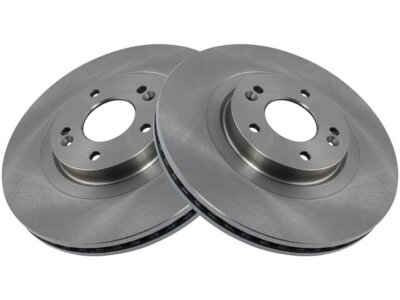TRQ 28NC42N Front Brake Rotor Set Fits 2013-2018 Hyundai Santa Fe Sport