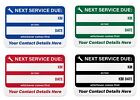 <!--F#f_0-->75X52mm Custom Maintenance Vehicle Next Service Due Label Stickers X100 X50 X10<!--F/-->