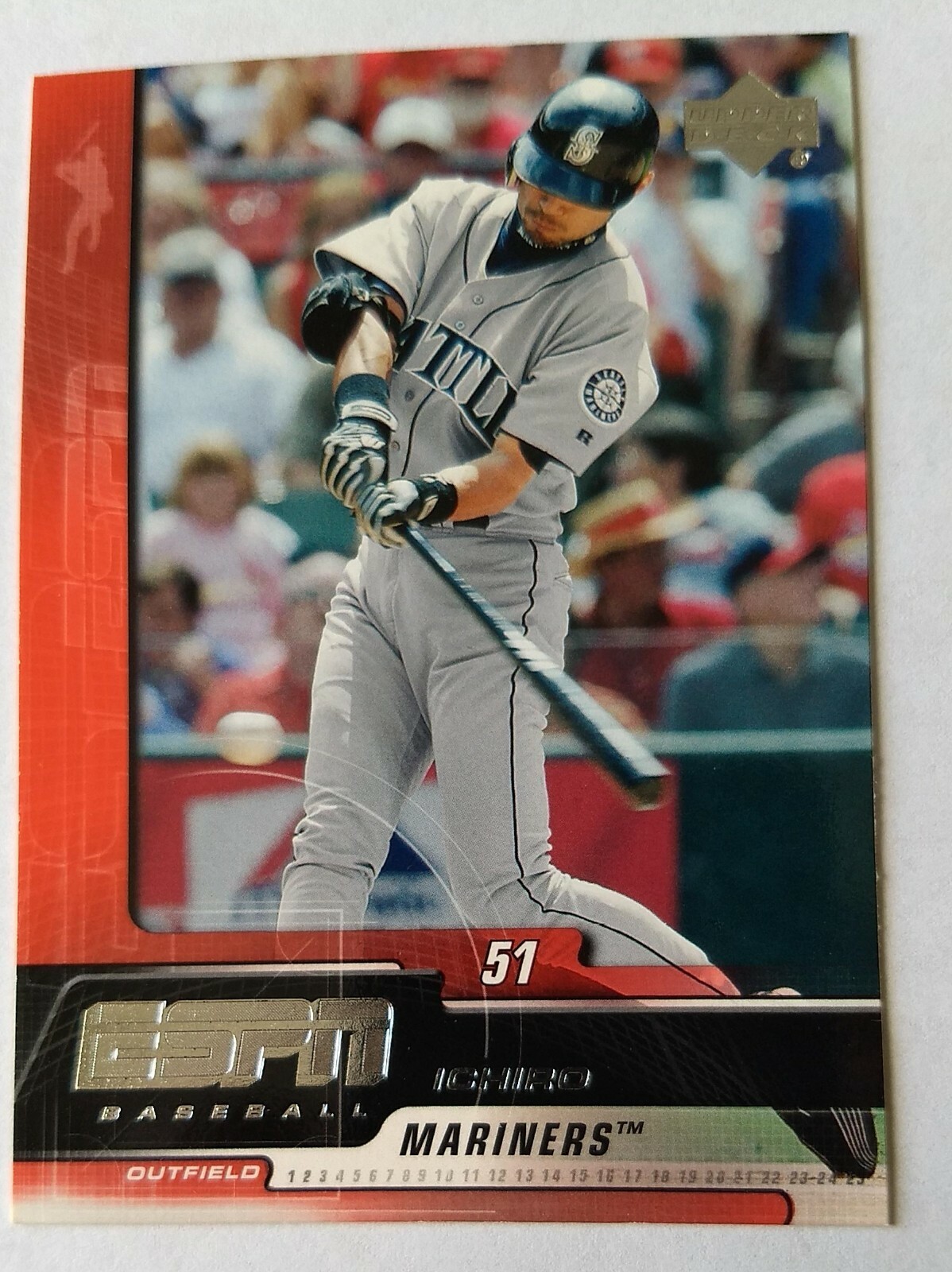 ICHIRO SUZUKI, 2005 UPPER DECK ESPN #77, MARINERS