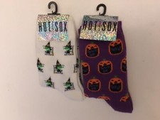 Halloween Socks 2 Pairs Kids 8- 9 1/2 New Great Spooky Gift- Brand New