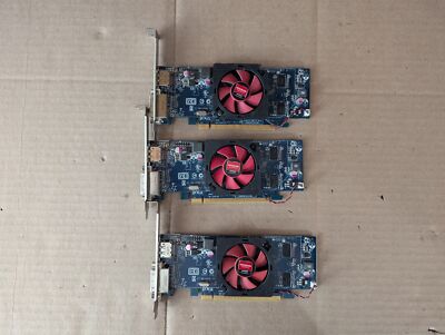 3X AMD RADEON ATI-102-C26405 VIDEO CARD W/ DISPLAYPORT & DVI-I OUTPUTS A4-1(4)