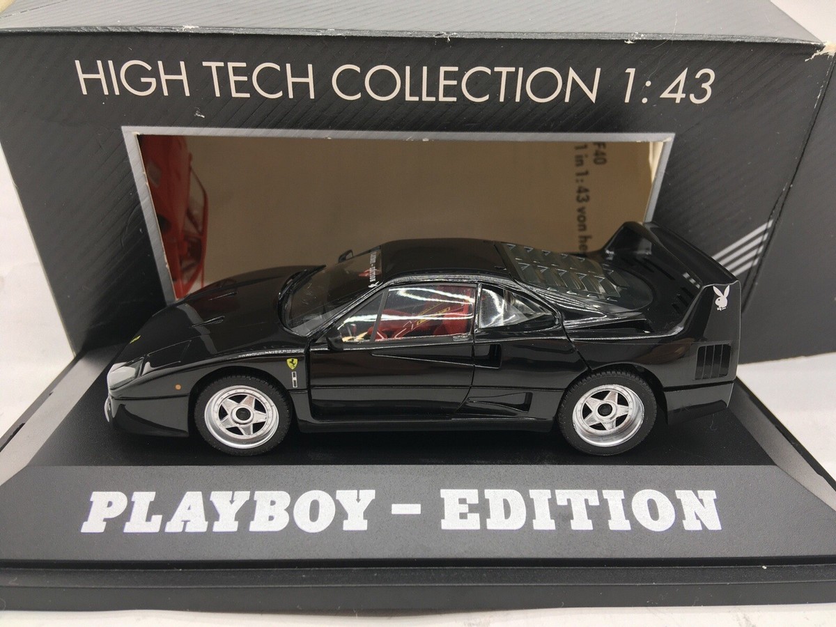 🇺🇦 1:43 Ferrari F40 PLAYBOY Black Open Herpa Made in West