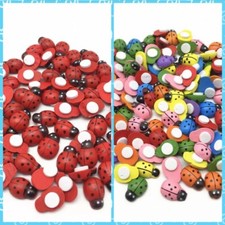 Palo autoadhesivo en madera Ladybird / Ladybud palo en decoración artesanal decorativa