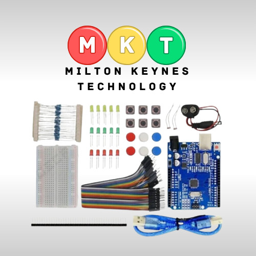 Basic Starter Kit Electronics Arduino UNO R3 IDE Compatible Board Breadboard LED