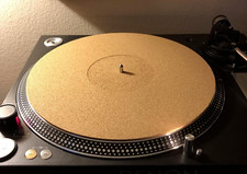 Cork Turntable Mat for Vinyl LP Record Players 3mm Record Player Mat NEW