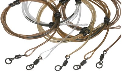 Korda Dark Matter Ring Swivel Leaders 30lb - All Colours