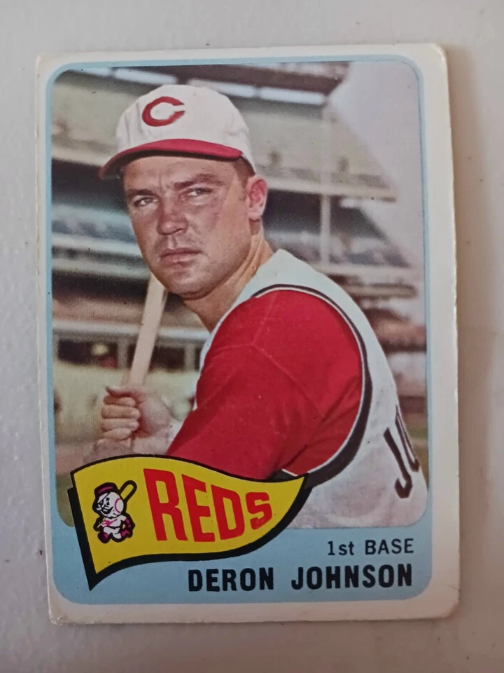 批量 9 张 1965 年 Topps CINCINNATI REDS 复古卡 JOHNNY EDWARDS — 第 3/4 张图片