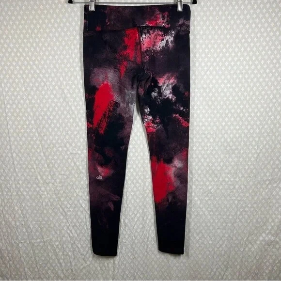 alo-yoga airbrush print full length activewear leggings