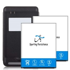 High Power 2x 6220mAh Battery Desktop Charger f Samsung Galaxy S III I9300 i9305