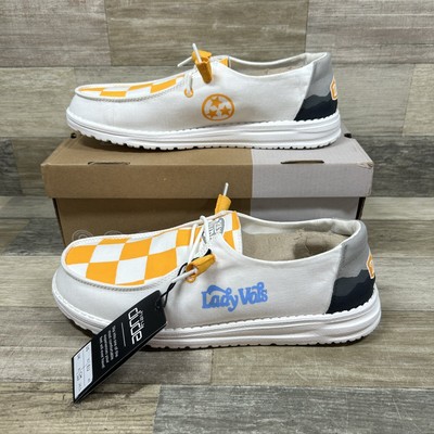 Hey Dude Tennessee Lady Vols Shoes Wom 10 White Orange Wendy  display picture 1