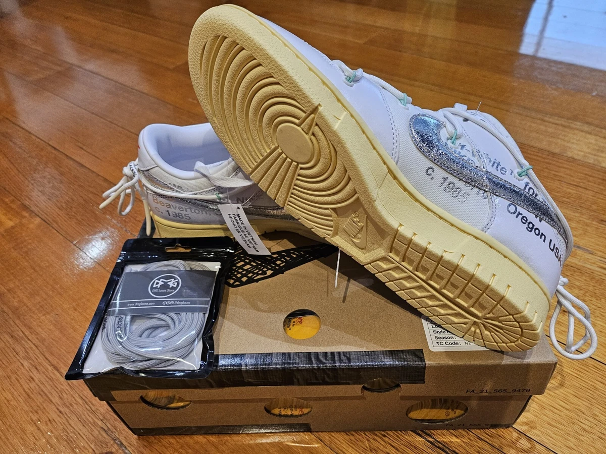 Las mejores ofertas en Nike Off-White x Dunk Low Lot 01 of 50 | eBay