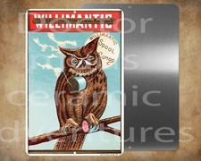 WILLIMANTIC SPOOL THREAD ADVERTISING  8x12" metal   sign