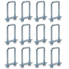 12x M10 U-Bügel Zurrbügel Ladungssicherung Zurrhaken Zurrmulde Zurröse Anhänger
