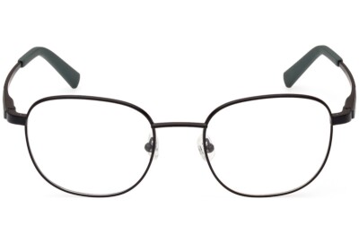 Timberland TB1785 002 Black Metal Round Optical Eyeglasses Frame 52-20-145 1785