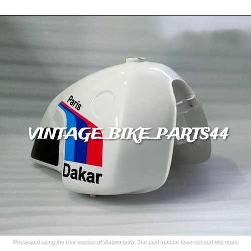 BMW R80 GS Paris Dakar 32 Liter Benzintank aus weiß lackiertem Stahl - Picture 3 of 4
