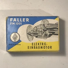 FALLER FM 1001 Electromotor For Model Aircraft 1/100 Complete 1956 RARE / NOS