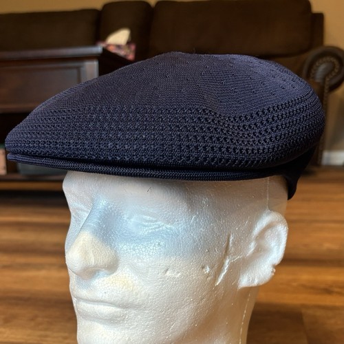 Kangol Mütze 504 Tropic Ventair Flatcap 0290BC marineblau Gatsby Zeitungsjunge Small neu mit Etikett - Bild 3 von 6