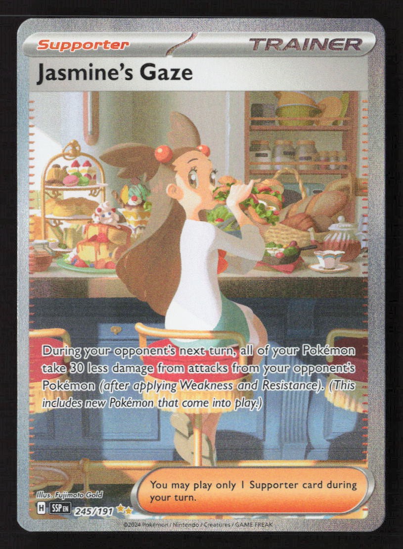 Jasmine's Gaze Special Illustration Rare Holofoil SSP 245/191 NM Pokemon TCG