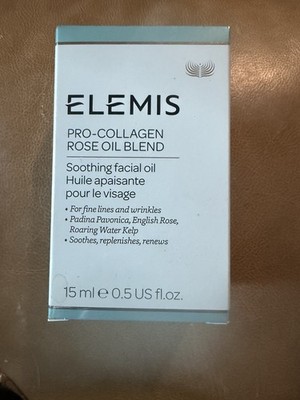 Elemis Pro Collagen Rose Oil Blend Soothing Facial Oil, Professional 0.5 fl oz