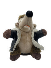 Pl&uuml;sch IGEL in Lederjacke - Seneca Herzl 20 cm Kuscheltier Pl&uuml;schtier Stofftier