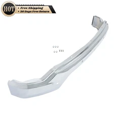 Silscvtt Steel Split Front Bumper For GMC Sierra 1500 2019-2021 W/ Sensors Holes