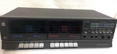 Vintage MCS Dual Stereo Cassette Deck 683-3574 Tested Working.