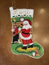 Vintage Bucilla Stocking Beads Sequins