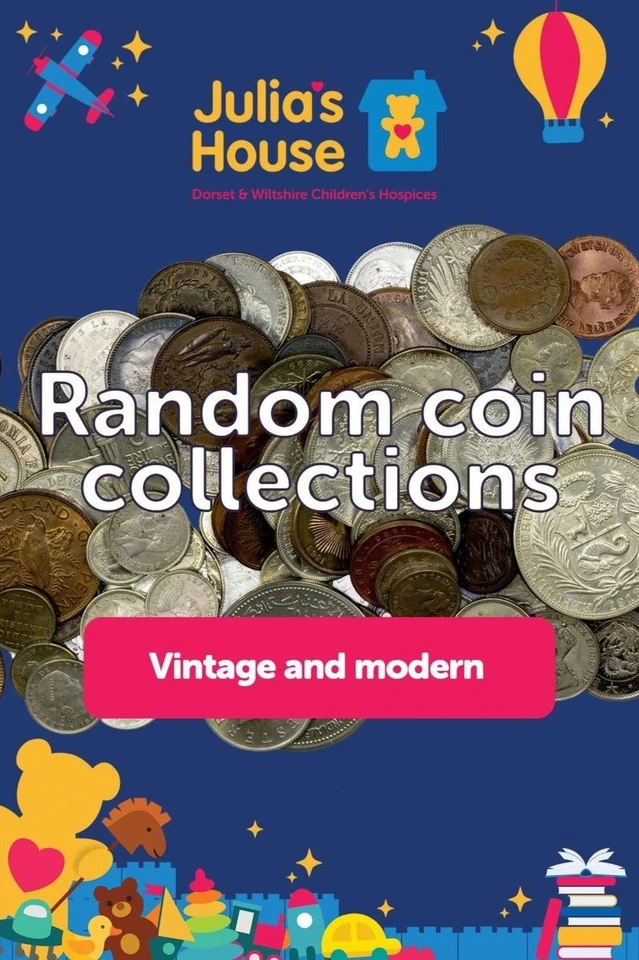 £1 Starts!! | Random coin collections | Support Julia's House