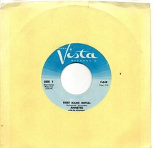 Annette:First name initial/My heart became of age:US Buena Vista:1972:Re-issue