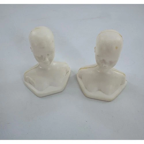 Mattel Barbie Mannequin Bust Display Heads Stand Vintage Dream Store Set of 2
