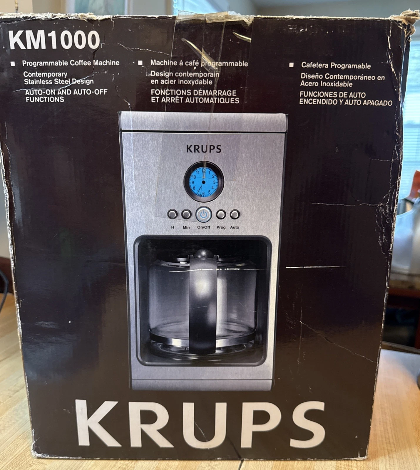 Krups KM1000 Prelude 10-Cup Programmable Coffee Maker Stainless Steel Tested