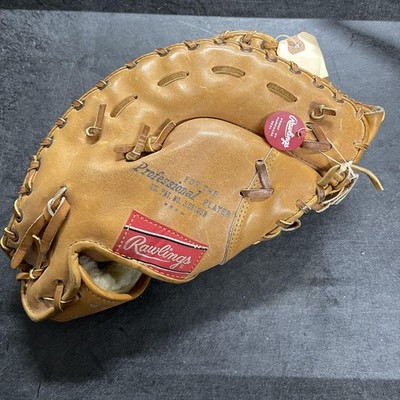Vintage Rawlings First Base Mitt Mens 12.5 Brown Heart Of The Hide